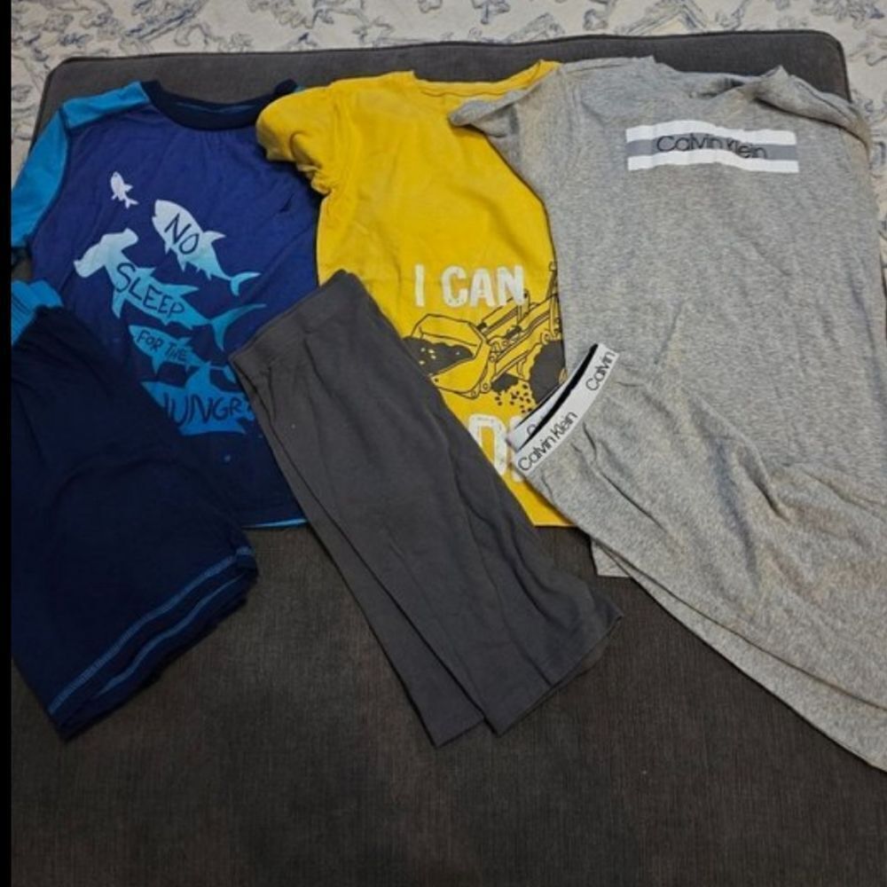 Nautica, Carter's & Calvin Klein Boy's Two Piece Pajamas Set Size 12- Pack Of 3